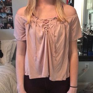 Off the shoulder American Eagle top
